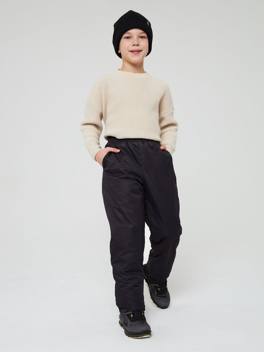 фото Зимние подростковые брюки KATRAN ДАФФИ (мембрана, черный)