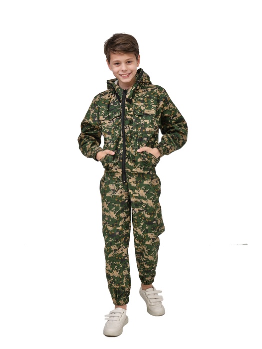 фото Детский антимоскитный костюм KATRAN ДОН (Хлопок, зеленый пиксель)