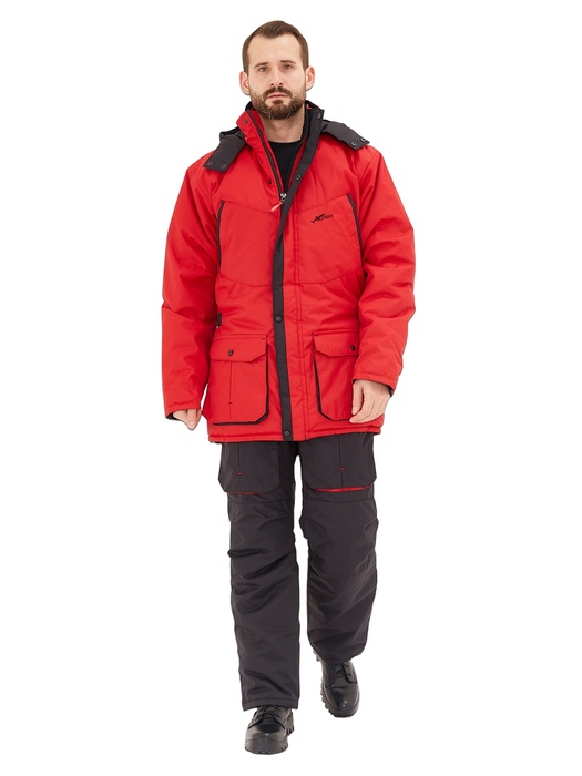 фото Зимний костюм Берген -40° С (Таслан, Красный) KATRAN
