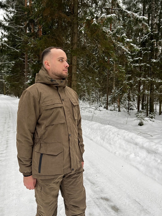 фото Демисезонный костюм для охоты и рыбалки KATRAN Кентукки -10 (Финляндия, коричневый)