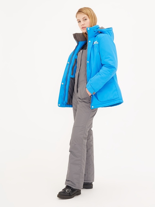 фото Зимний женский костюм KATRAN Сальвия -35 С (Таслан, Голубой)