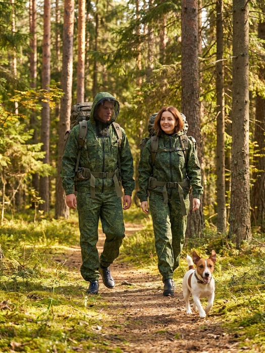 фото Летний антимоскитный костюм KATRAN ДОН (Хлопок, зеленый пиксель)