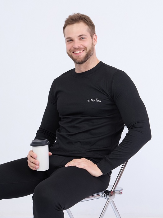 фото Термобельё спортивное влагоотводящее KATRAN ТРЕНТО (+10°С до - 20°С) чёрное