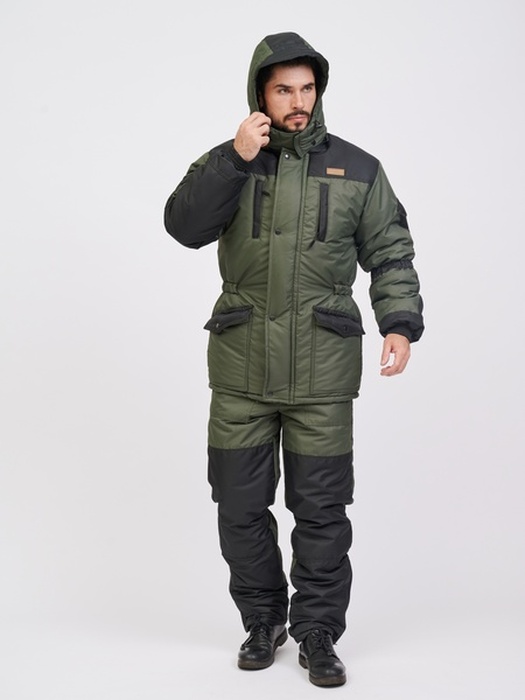 фото Куртка зимняя для охоты и рыбалки KATRAN АЙСБЕРГ -35°С (Таслан, хаки)