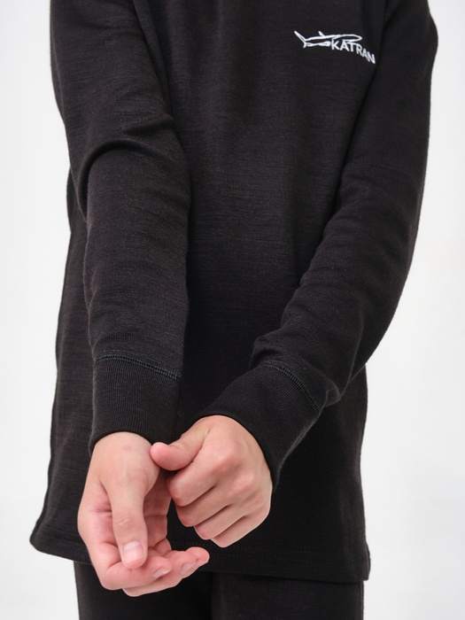 фото Детское шерстяное термобельё KATRAN УМКА (+5°С до - 30°С) черное