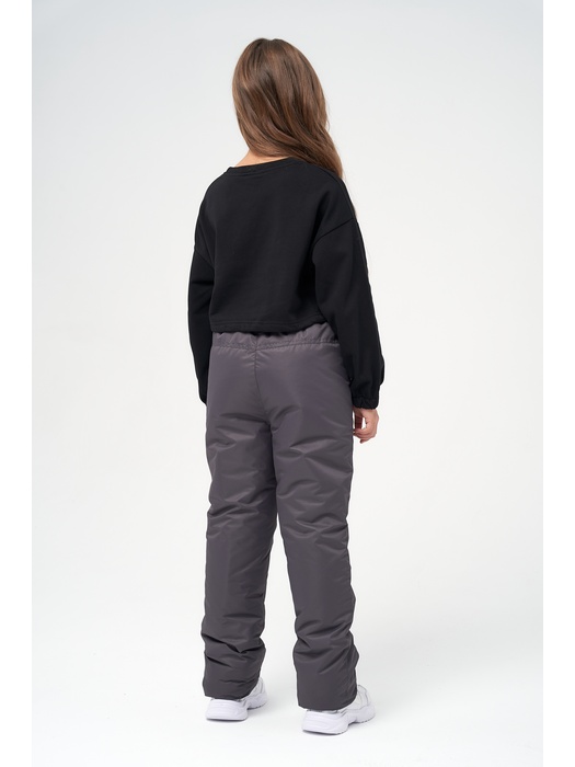 фото Зимние подростковые брюки для девочек KATRAN Frosty (мембрана, графит)