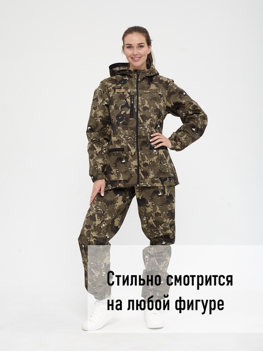 фото Женский антимоскитный костюм для охоты и рыбалки KATRAN ДИАНА (Смесовая, бежевый КМФ)