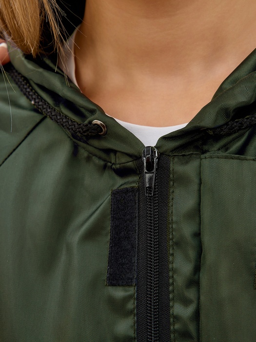 фото Дождевик женский пончо накидка KATRAN ГРОЗА (Оксфорд, хаки)