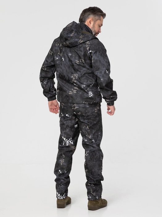 фото Осенний костюм для охоты и рыбалки KATRAN Тор -5С (полофлис, серый) полукомбинезон