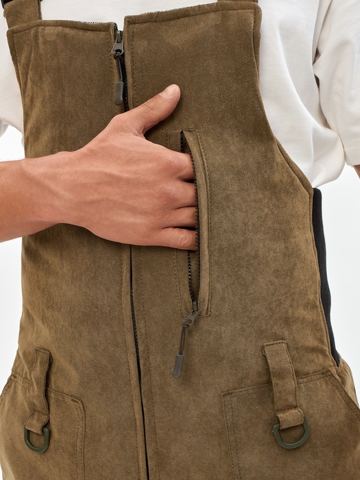 фото Зимний костюм для охоты и рыбалки KATRAN ШКВАЛ -35°С (Финляндия, хаки) полукомбинезон