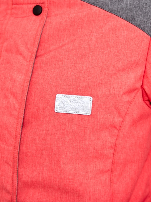 фото Зимняя женская куртка KATRAN Модена -20С (Таслан, Коралл, серый)