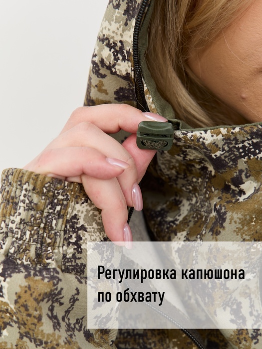 фото Женский противоэнцефалитный антимоскитный KATRAN Ива (Твил, бежевый КМФ) NEW
