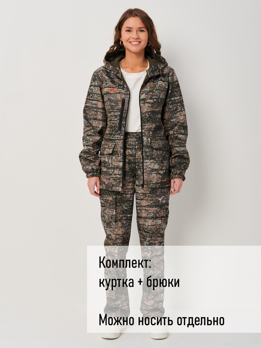 фото Женский демисезонный костюм KATRAN ВОЛГА (полофлис, сити)