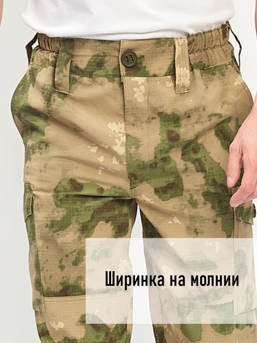 фото Брюки летние тактические KATRAN БАСТИОН (Рип-стоп, МОХ)