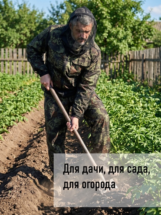 фото Антимоскитный костюм-сетка KATRAN МОСКИТ (Сетка, черный)