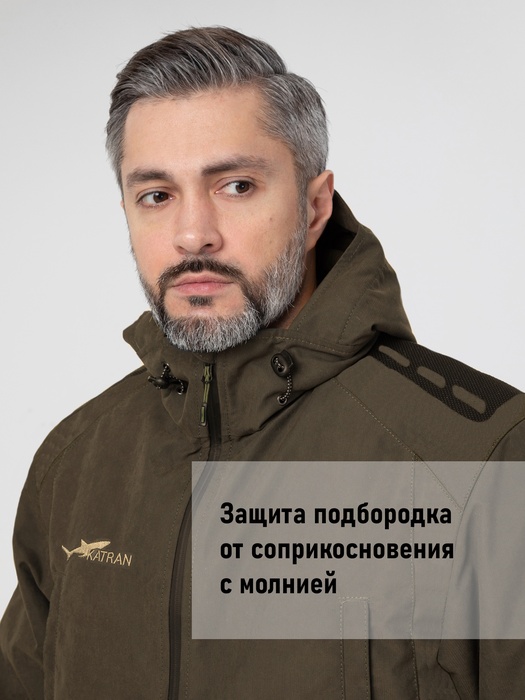 фото Костюм демисезонный мембранный для охоты и рыбалки KATRAN Таргет -10 (Исландия, хаки)