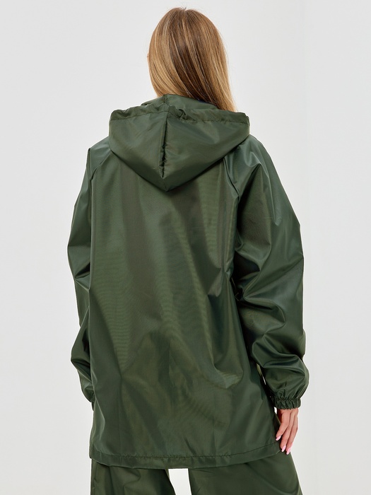 фото Дождевик женский пончо накидка KATRAN ГРОЗА (Оксфорд, хаки)