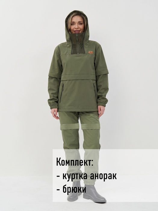 фото Женский противоэнцефалитный антимоскитный KATRAN Ива (Твил, Оливковый) NEW