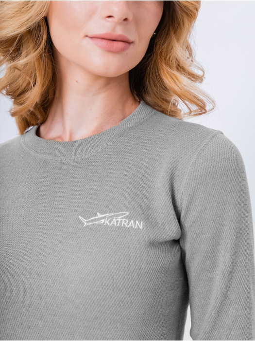 фото Женское термобельё из хлопка KATRAN СИРЕНА (+10°С до - 20°С) серое