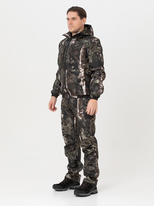фото Осенний костюм для охоты и рыбалки KATRAN РИФ (полофлис, лес)
