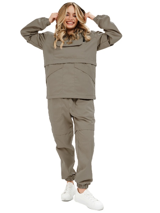 фото Женский костюм противоэнцефалитный антимоскитный KATRAN СЕЛИГЕР (Твил, капучино)
