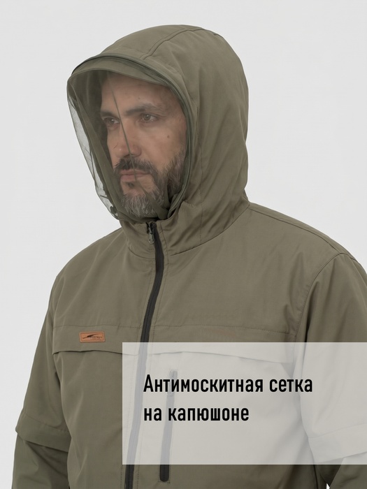 фото Комбинезон противоэнцефалитный KATRAN АНТИКЛЕЩ (смесовая, хаки)