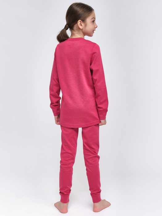 фото Детское термобельё спортивное влагоотводящее  для девочек KATRAN ЛУФФИ (+5°С до - 25°С) розовый