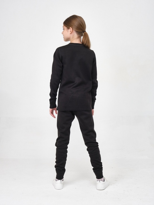 фото Детское шерстяное термобельё для девочек KATRAN УМКА (+5°С до - 30°С) черное