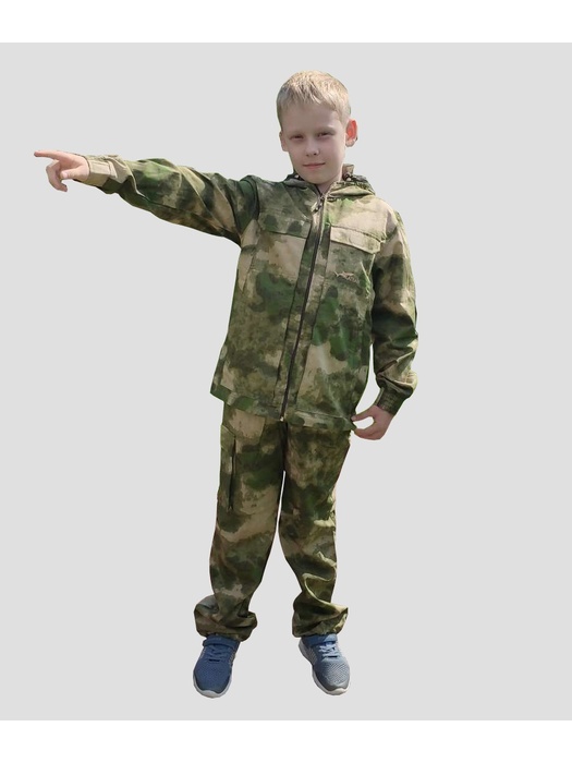 фото Детский антимоскитный костюм KATRAN ПОЛИГОН mini (Хлопок, кмф)