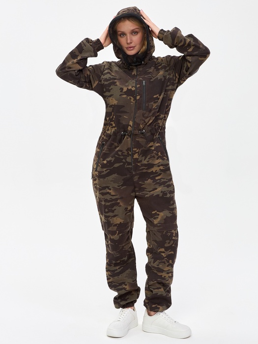 фото Женский комбинезон противоэнцефалитный антимоскитный KATRAN Виктория (Твил, темный КМФ)