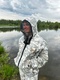 фото Женский антимоскитный костюм KATRAN ДВИНА (Хлопок, серый пиксель)