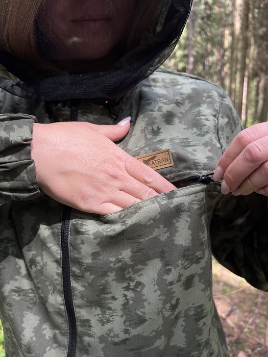 фото Женский антимоскитный костюм KATRAN АВРОРА (Сорочка, Зеленый камуфляж)