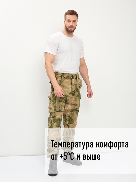 фото Брюки летние тактические KATRAN БАСТИОН (Рип-стоп, МОХ)