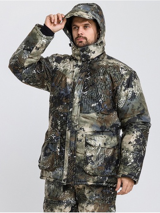 фото Куртка зимняя для охоты и рыбалки KATRAN Даман -35° С (Алова, Форест) полукомбинезон
