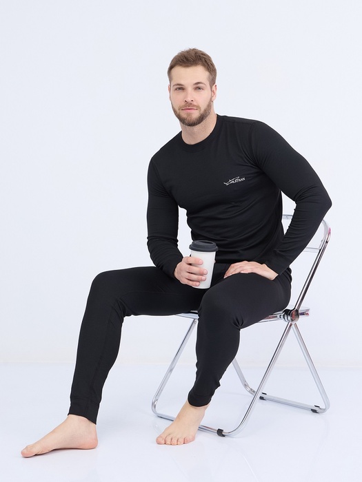 фото Термобельё спортивное влагоотводящее KATRAN ТРЕНТО (+10°С до - 20°С) чёрное