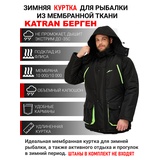 Куртка зимняя для охоты и рыбалки KATRAN Берген -40° С (Таслан, Черный)