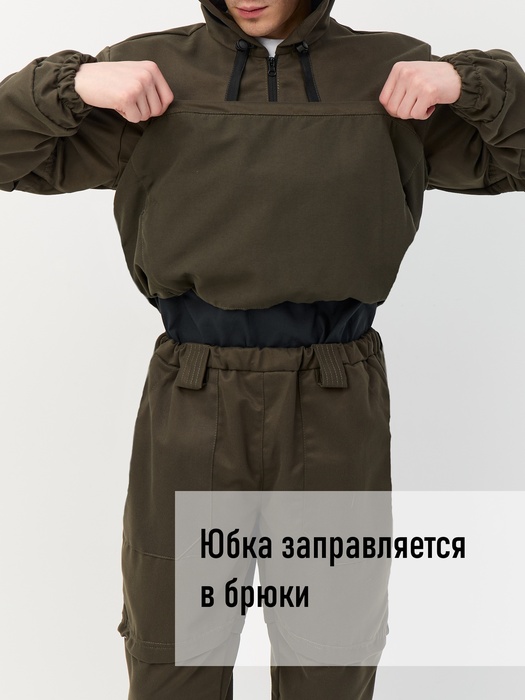фото Костюм противоэнцефалитный антимоскитный KATRAN ЯСТРЕБ (Твил, оливковый)