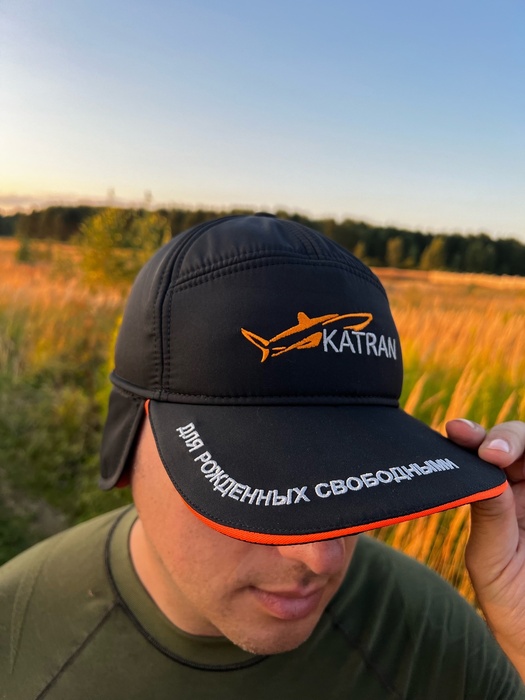 фото Утеплённая бейсболка KATRAN Свобода Осень (Дюспо Бондинг-флис, черная)