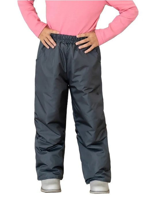фото Подростковые утепленные осенние брюки KATRAN Young (дюспо, графит)