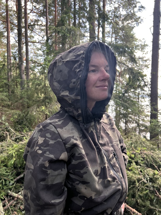 фото Женский комбинезон противоэнцефалитный антимоскитный KATRAN Виктория (Твил, темный КМФ)