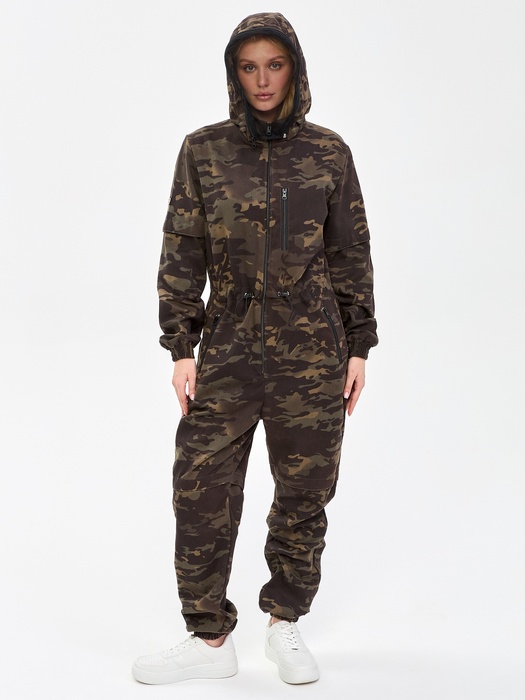 фото Женский комбинезон противоэнцефалитный антимоскитный KATRAN Виктория (Твил, темный КМФ)