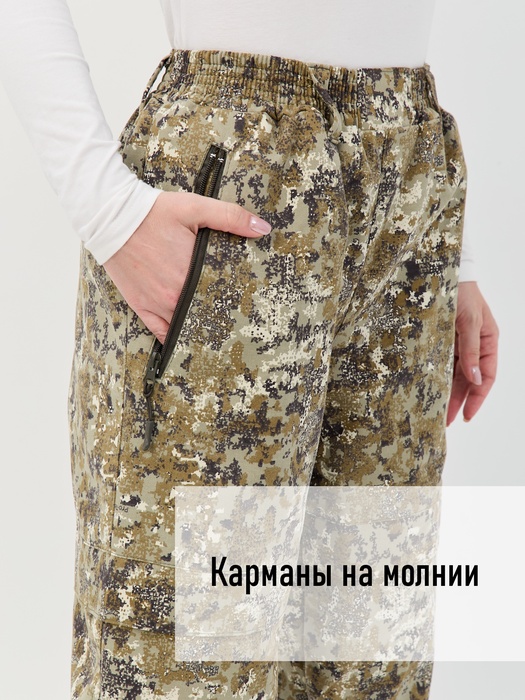 фото Женский противоэнцефалитный антимоскитный KATRAN Ива (Твил, бежевый КМФ) NEW