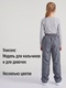 фото Подростковые утепленные осенние брюки для девочек KATRAN Young (дюспо, графит)