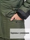 фото Зимний костюм для рыбалки KATRAN АЙСБЕРГ -35°С (Таслан, хаки) полукомбинезон