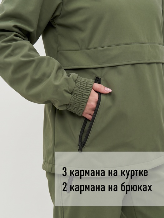 фото Женский противоэнцефалитный антимоскитный KATRAN Ива (Твил, Оливковый) NEW
