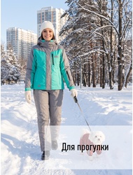 фото Зимний женский горнолыжный костюм KATRAN Верона (Taslan, Mint)