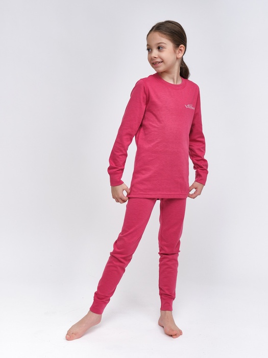 фото Детское термобельё спортивное влагоотводящее  для девочек KATRAN ЛУФФИ (+5°С до - 25°С) розовый
